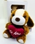 PELUCHE RON CON CORAZON 14CM