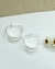 AROS ZARA 2CM ACERO BLANCO