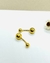 PIERCING OMBLIGO ACERO DORADO