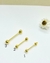 PIERCING ACERO DORADO