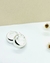 AROS ZARA 2CM ACERO BLANCO - comprar online