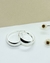 AROS ZARA 2CM ACERO BLANCO en internet