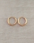 AROS ACERO DORADO CON BISAGRA