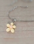 COLLAR ACERO FLOR - comprar online