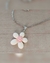 COLLAR ACERO FLOR en internet