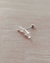PIERCING ACERO QUIRÚRGICO BLANCO