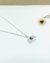 COLLAR ACERO BLANCO OJO TURCO