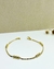 PULSERA ACERO DORADO
