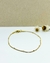 PULSERA ACERO DORADO