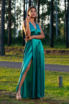 VESTIDO BARBARA DE SATEN - Adalgisa | Tienda de ropa