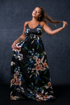 VESTIDO PERLA ESTAMPADO CON FLORES - comprar online