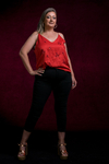 MUSCULOSA LENCERA CON DETALLES EN LENT