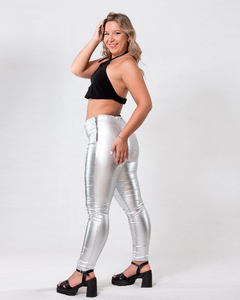 PANTALON DE BENGALINA PLATEADO - comprar online