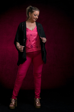 MUSCULOSA LENCERA CON DETALLES EN LENT en internet