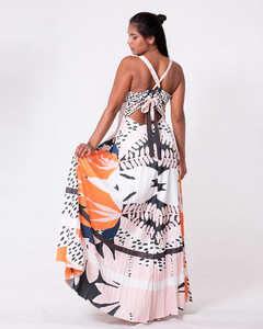VESTIDO LARGO PLIZADO MIAMI SOMETHING - comprar online
