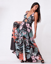 VESTIDO ESTAMPADO CON ECOTE EN V SOMETHING