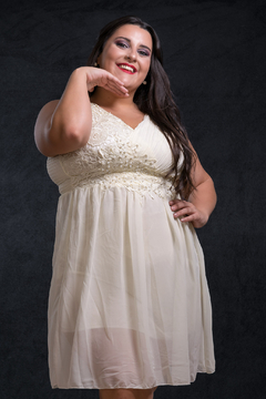 VESTIDO BLANCA CORTO