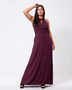VESTIDO GRECIA CUELLO AMERICANO Y ESCOTE