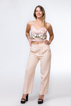 MUSCULOSA SOMETHING ROSA