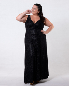 VESTIDO BRIGIETTE ESCOTE CRUZADO BRIILLOSO - Adalgisa | Tienda de ropa