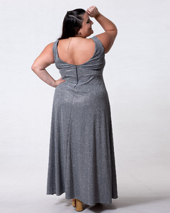 VESTIDO BRIGIETTE ESCOTE CRUZADO BRIILLOSO en internet