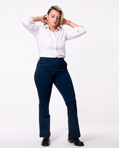 CAMISA CLASICA ELAST MARIA AMORES - comprar online