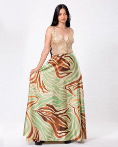 VESTIDO CHANTAL COMBINADO