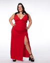VESTIDO ELIZA CON TAJOS EN LOS COSTADOS