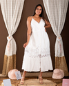 VESTIDO LOANA LARGO BRODERIE