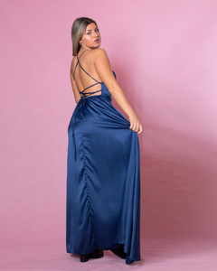 Imagen de VESTIDO SENSACION DE SATEN CON TAJO