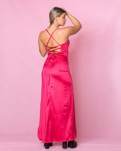 VESTIDO ESTEFI CON CORSET Y TAJO - Adalgisa | Tienda de ropa