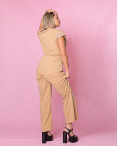MONITO ASIA MANGA DE LENTEJUELA CREP - comprar online