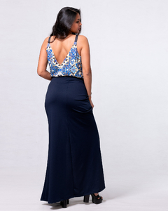 Musculosa Azul something - comprar online