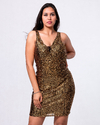 vestido corto Mara de lentejuelas - comprar online