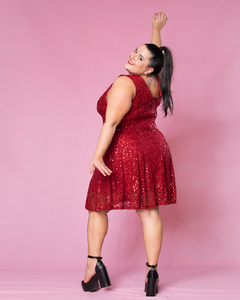Imagen de VESTIDO OLIVIA BORDADO CON LENTEJUELAS