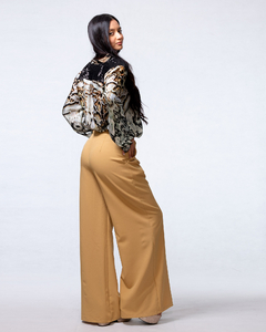 PANTALON SASTRERO CON LAZO - comprar online