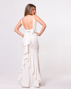 VESTIDO AURORA CON MOÑO ATRAS - Adalgisa | Tienda de ropa