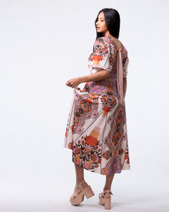 Vestido corto con mangas jimena something en internet