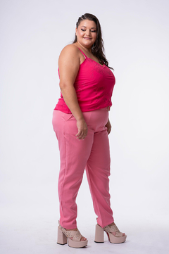 MUSCULOSA CON ROSAS Y BRILLO en internet