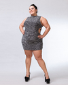 vestido Maudow de lurex