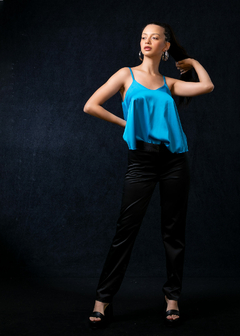 MUSCULOSA DE BRETEL FINO DE SEDA - comprar online