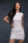 vestido Lucy tul bordado - comprar online