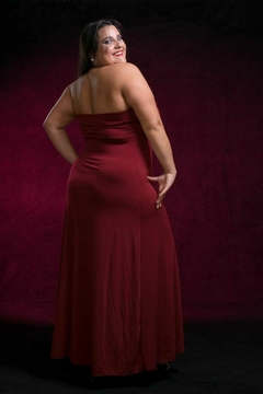 VESTIDO GIORGIA DE SEDA CON BUCHE en internet