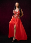VESTIDO FIORELLA BORDADO CON FLORES - comprar online