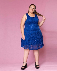 VESTIDO OLIVIA BORDADO CON LENTEJUELAS - comprar online