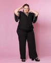 BLUSA DE GASA CON DETALLE EN LUREX - comprar online