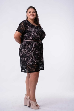 vestido Mirta encaje bordado en internet