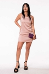 vestido de sedita corto - comprar online