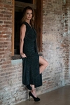 VESTIDO LARGO JERSEY LUREX MARIA BACUR - comprar online