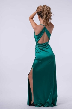 VESTIDO LARGO C/STRAS EN EL BUSTO en internet